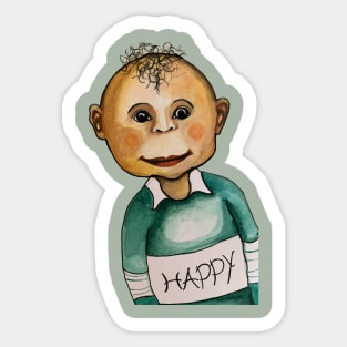 Happy boy Sticker